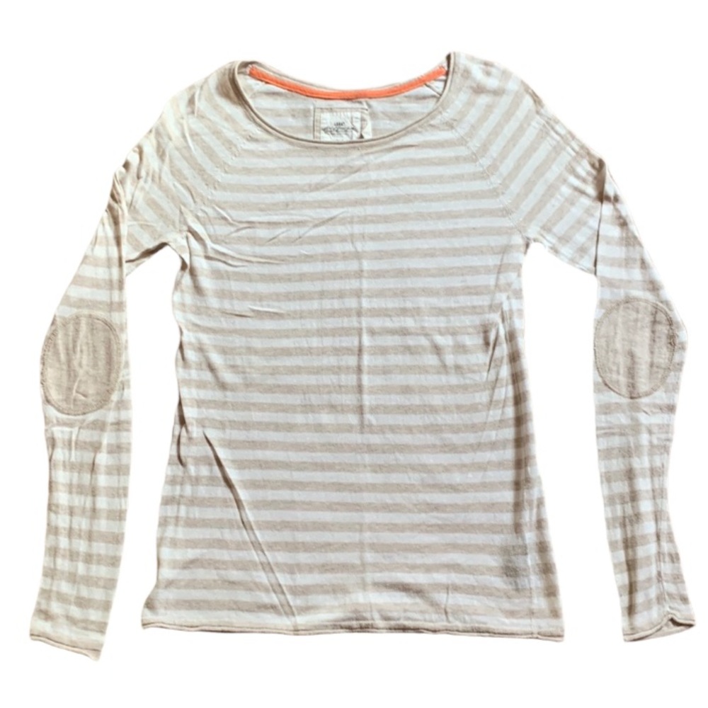 🎉 LOGG Tan Beige Stripe Long Sleeve Tee, size S